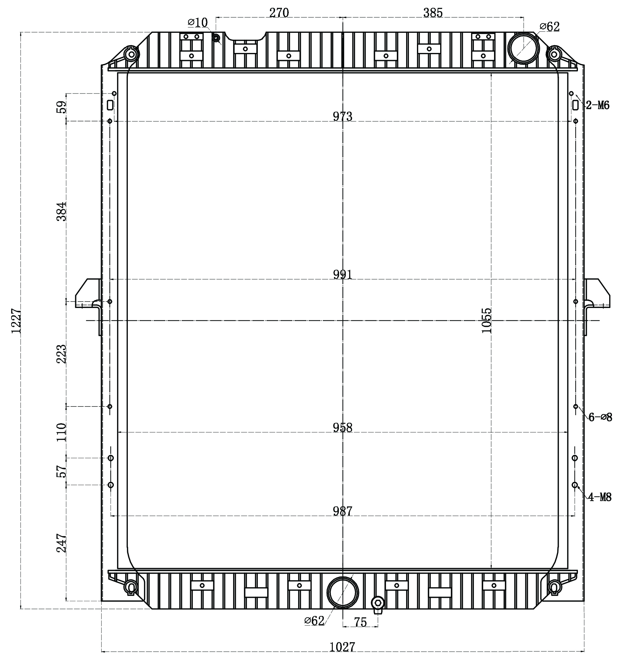 MRRD0022U Radiator Assembly to suit MERCEDES
