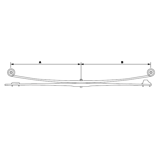 Rear Multi Leaf Spring to suit MERCEDES