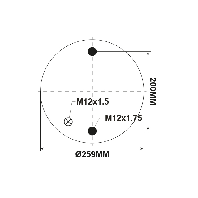 MTAS0001 AIRSPRING ASSY (ASK006) MERITOR