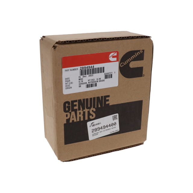 Packaging for 289494400 CuMMins Oem Nitrogen Oxide Sensor