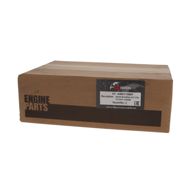 Packaging for 540611000T MAIN BEARING SET STD TO SUIT CUMMINS