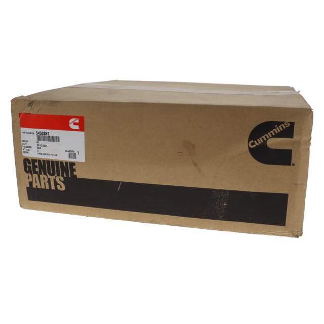 Packaging for 545036700 CUMMINS OEM OIL FILTER HEAD