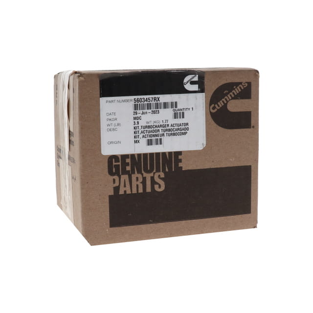 Packaging for 560345700RX CUMMINS OEM TURBOCHARGER ACTUATOR