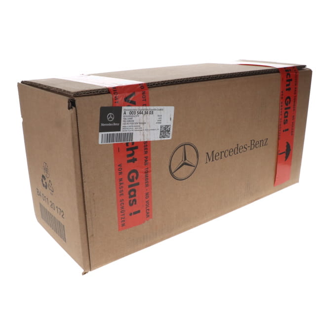 Packaging for A0035443403 GENUINE MERCEDES REAR LAMP RH LED 24V REVERSE  ALARM