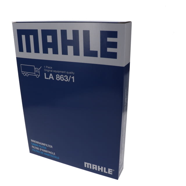 Packaging for LA863-1 MAHLE CABIN AIR FILTER