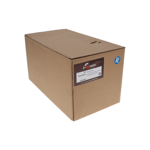 Packaging for SCRL0004 Led Roof Spot Lamp RH to suit SCANIA 7 Series high roof
