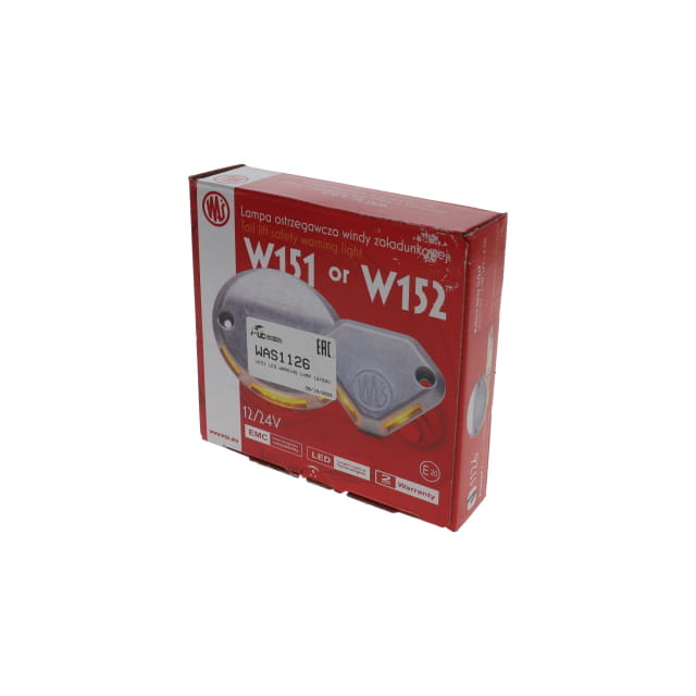 Packaging for WAS1126 W151 LED WARNING LAMP 12/24V