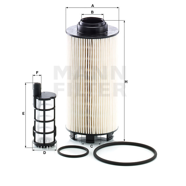 PU8010-1-2X Fuel Filter Kit to suit MERCEDES