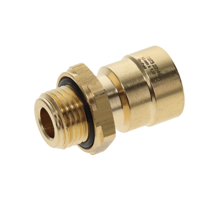 R011101601 RAUFOSS M16 MALE STUD 10X1 TUBE