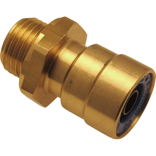 Male Stud Coupling - M14x1.5 Thread, 15x1.5 Tube - Raufoss New Line