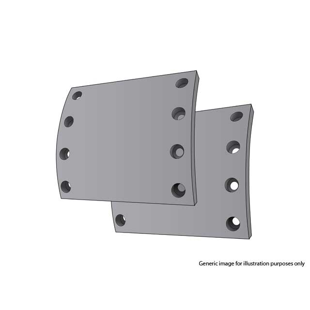 BRAKE LINING AXLE SET MB111/112/1 WVA17290