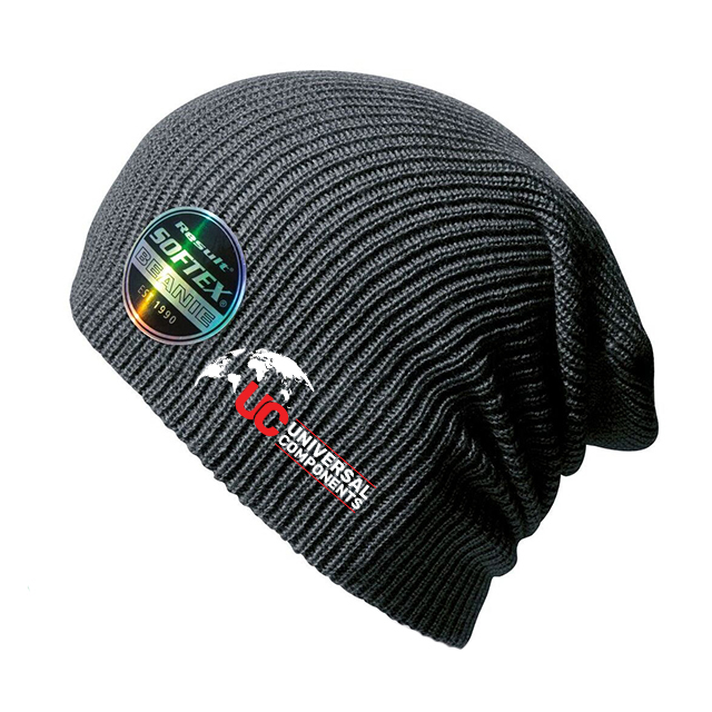 UC Beanie Hat Charcoal Grey