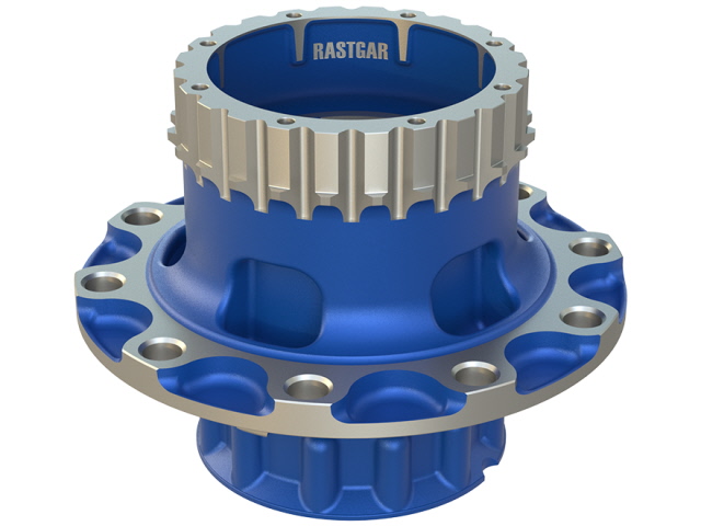 COMPLETE HUB ASSY INC EXCITER RING REAR AXLE