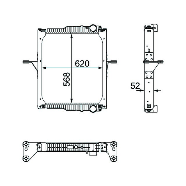 RADIATOR 8MK376733-731