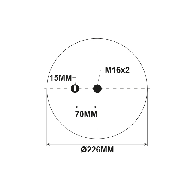 SCAS0011 AIR SPRING ASSY STEEL CENTRAL MT PISTON SCANIA