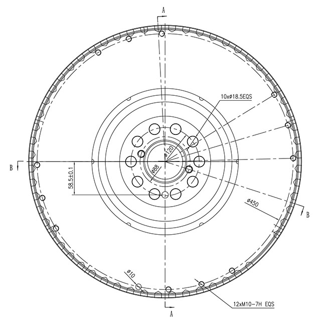 Flywheel to suit SCANIA