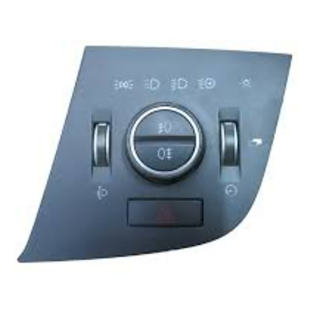 Dash Light Switch Unit RHd To Suit Scania