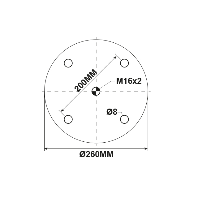 SFAS0004 AIRSPRING ASSY SAF