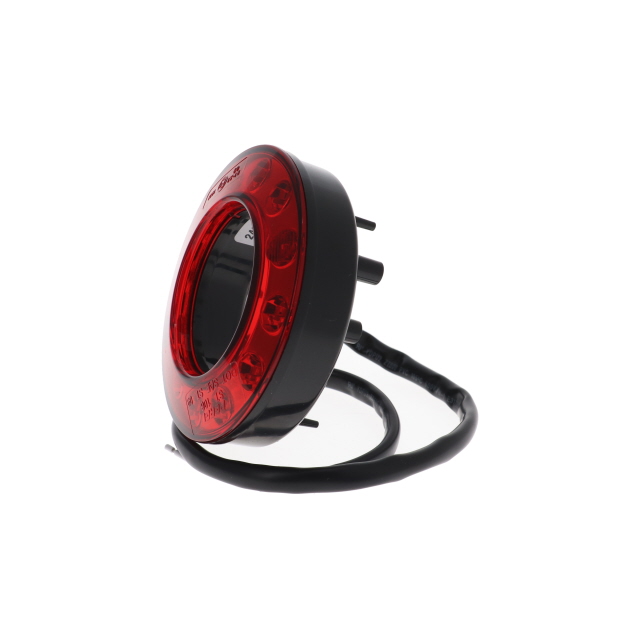 ST106SZZ-4-2-AA PEREI RING SERIES LED STOP TAIL LAMP RED LAMP BLACK BEZEL
