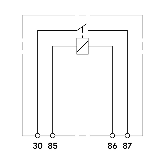 TRM027 24V 20A MINI RELAY MAKE/BREAK A TYPE N/O