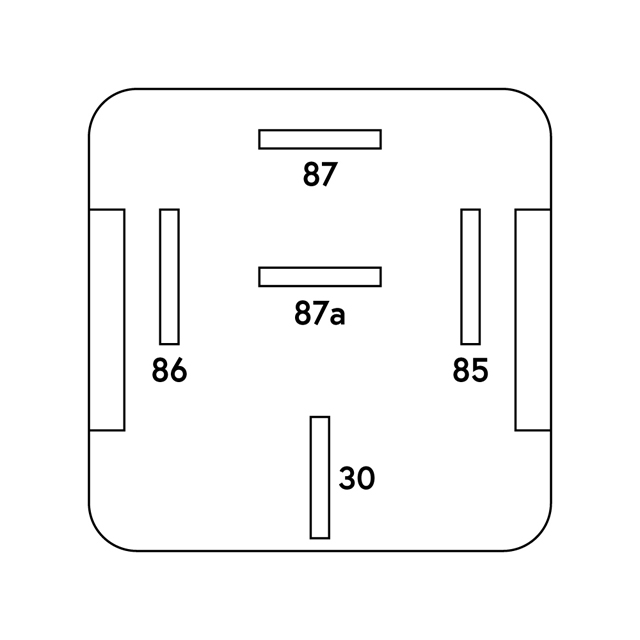 TRM033 24V 10/20A MINI RELAY CHANGE OVER WITH RESISTOR