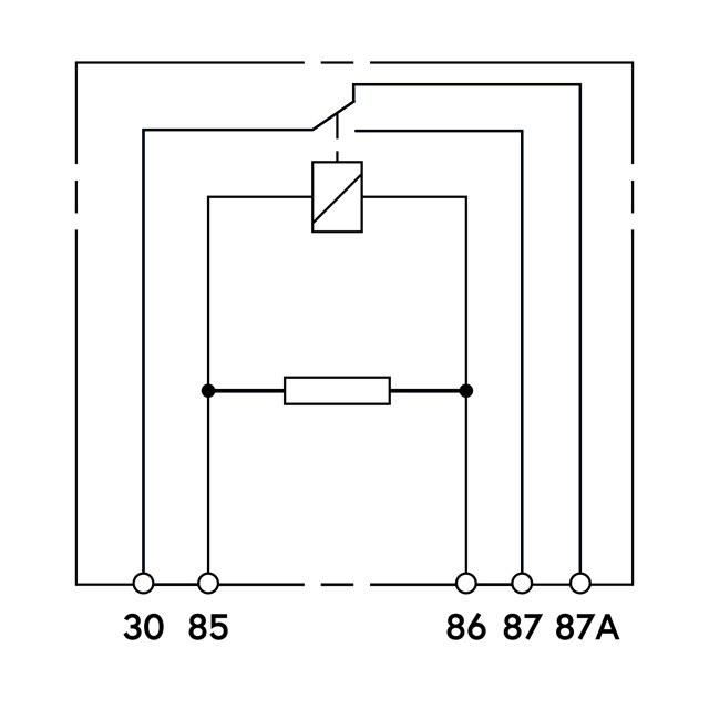 TRMC011 24V 5/10A SEALED MICRO RELAY CHANGE OVER WITH RESISTOR