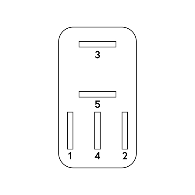 TRMC011 24V 5/10A SEALED MICRO RELAY CHANGE OVER WITH RESISTOR