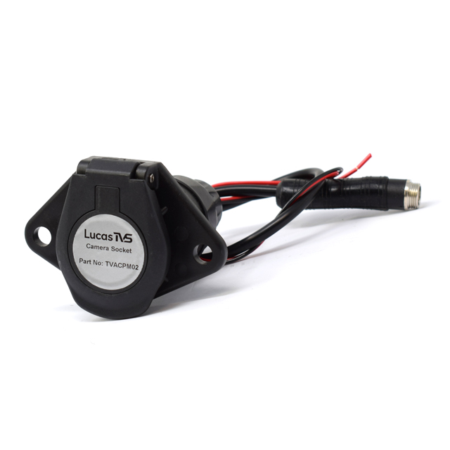 7 PIN BESPOKE KEYED SOCKET MALE 4 PIN CCTV PLUG & AUX POWER