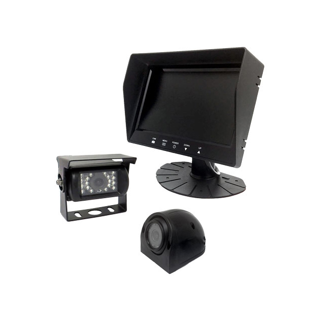 TVK003V 7 INCH ANALOGUE REAR VIEW CAMERA & N/S CAMERA KIT