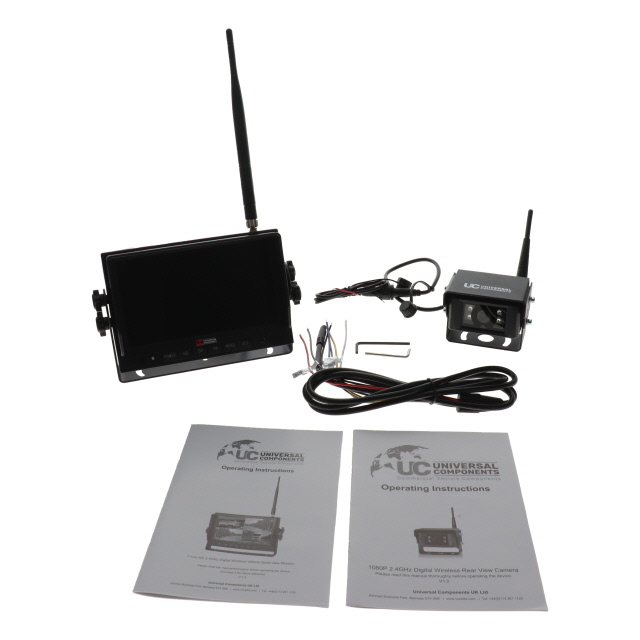 TVK022 7 inch wireless view HD monitor & camera with built in DVR