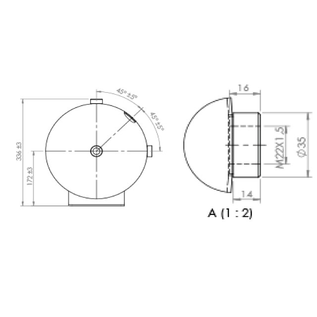 UNAT0015 Air Tank 60 Litre 4 Port