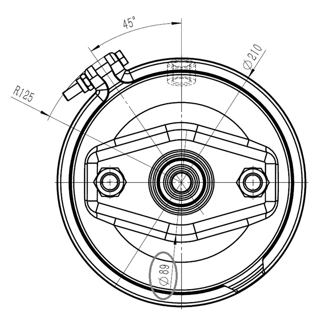 Brake Chamber T30 To Suit Scania
