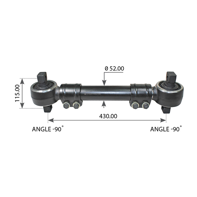 Adjustable torque rod 450-515mm