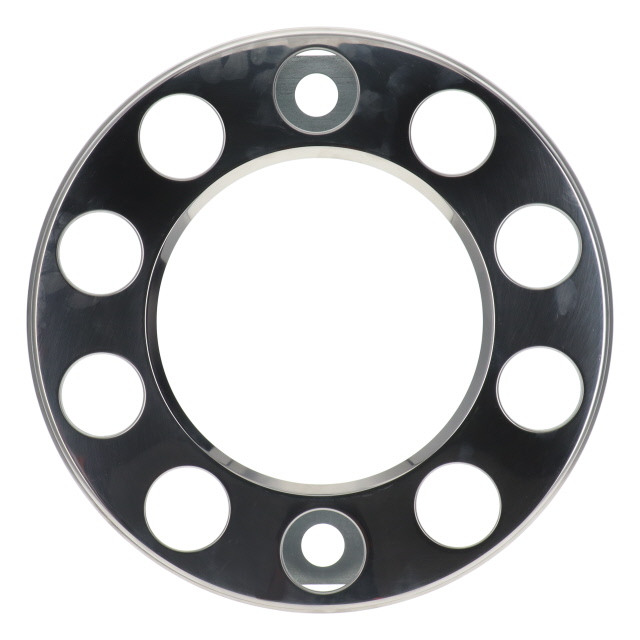 STAINLESS STEEL WHEEL TRIM 22.5IN HOLLOW TYPE (32MM HOLES)
