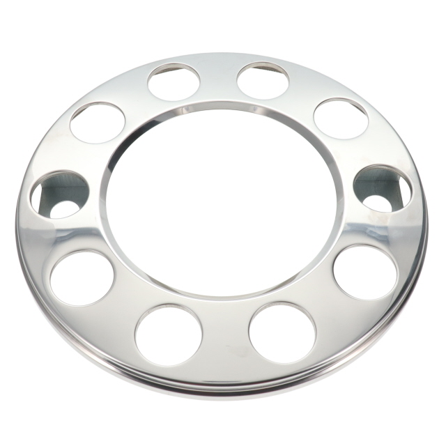 UNWT0007 STAINLESS STEEL WHEEL TRIM 22.5IN HOLLOW TYPE (32MM HOLES)