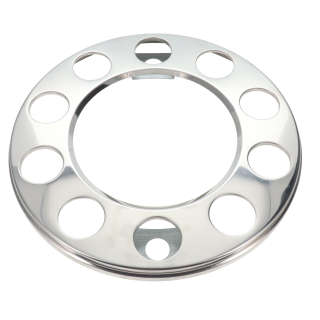 UNWT0007 STAINLESS STEEL WHEEL TRIM 22.5IN HOLLOW TYPE (32MM HOLES)