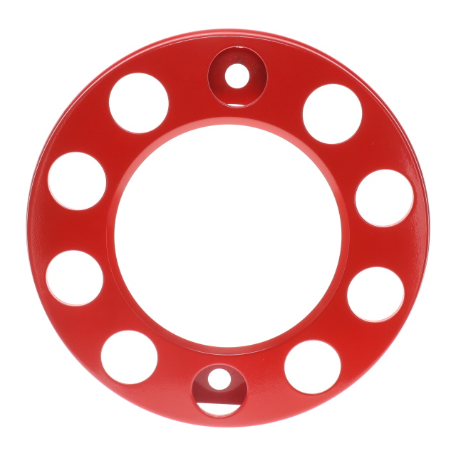 RED COATED STEEL WHEEL TRIM 22.5IN (571MM) HOLLOW TYPE