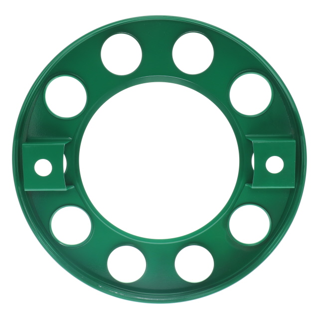 UNWT0014 GREEN COATED STEEL WHEEL TRIM 22.5IN (571MM) HOLLOW TYPE