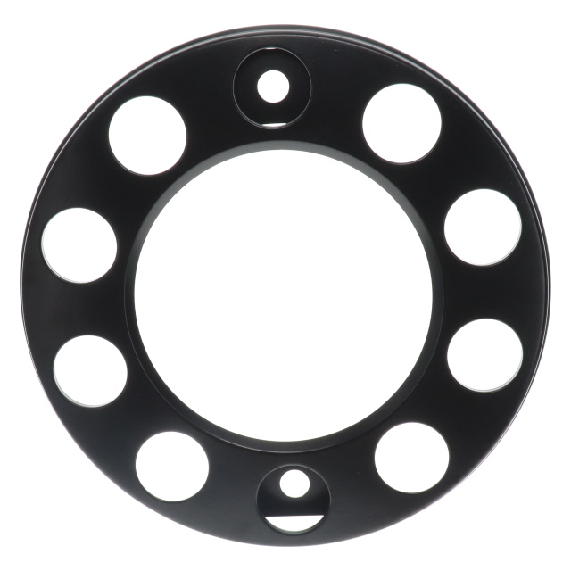 BLACK COATED STEEL WHEEL TRIM 22.5IN (571MM) HOLLOW TYPE