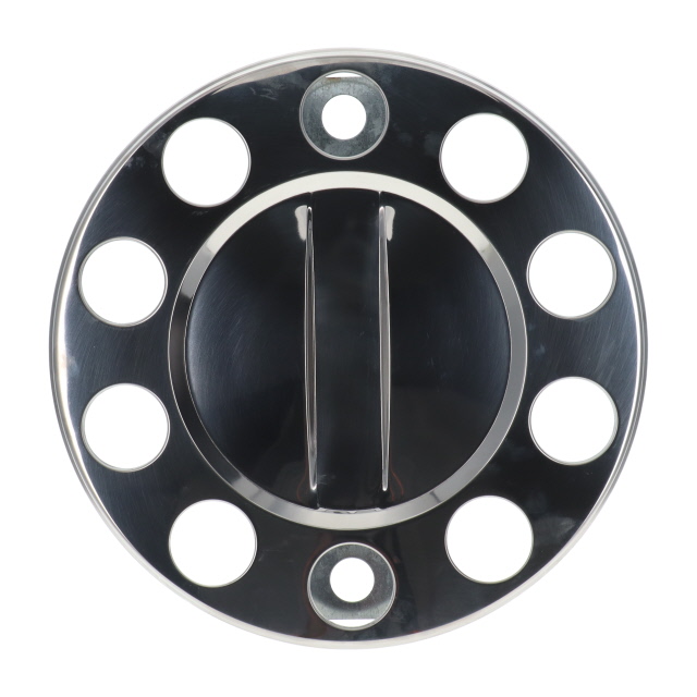 STAINLESS STEEL WHEEL TRIM 22.5IN 25MM HOLES (571MM) SOLID TYPE (PLAIN)