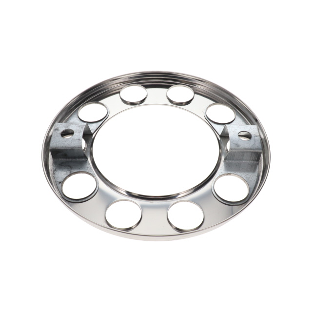 UNWT0020 STAINLESS STEEL WHEEL TRIM 22.5IN 25MM HOLES HOLLOW TYPE (PLAIN