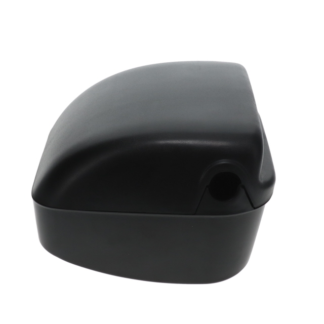 MIRROR HEAD INC GLASS 245 X 230MM LH HEATED MAN BLACK BODY