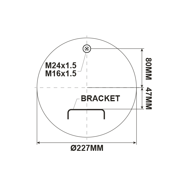 VLAS0001 AIRSPRING ASSY (ASK057) VOLVO