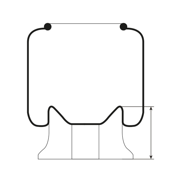 AIRSPRING ASSY (TBA) CONTITECH VOLVO