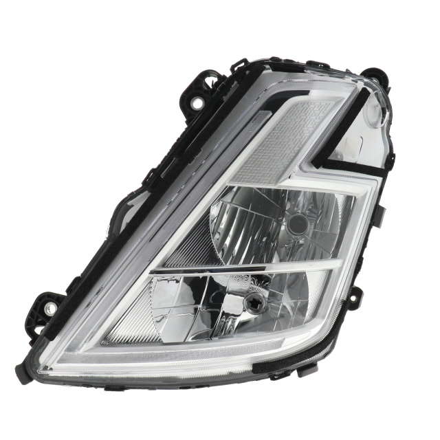 HEAD LAMP MANUAL BULB CHROME LHD LH