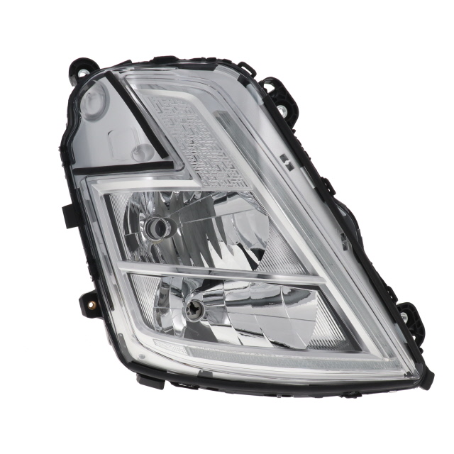 HEAD LAMP MANUAL BULB CHROME RHD RH