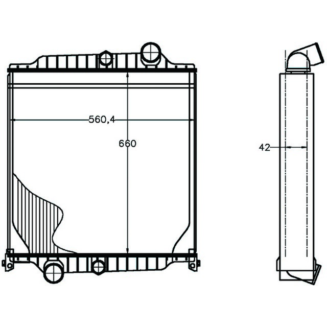 HELLA RADIATOR 8MK376758-091
