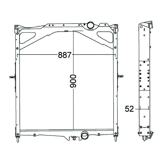 HELLA RADIATOR 8MK376774-791