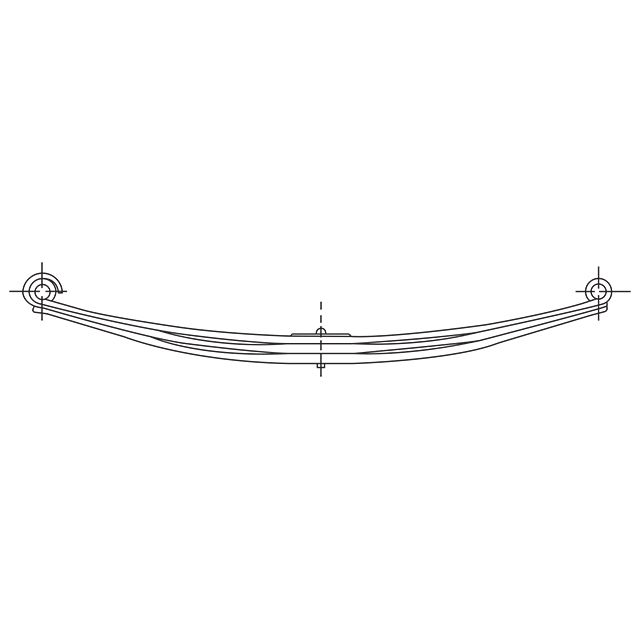 Leaf Spring Front - 3 Leaf