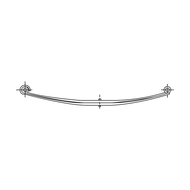 VLRS0021 Leaf Spring Front - 2 Leaf